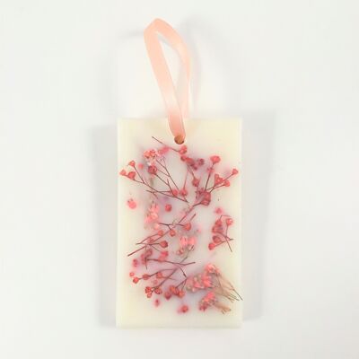 Hanging Wax Square - Sweet Pea Scent