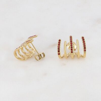 Cindel earrings - Red gold