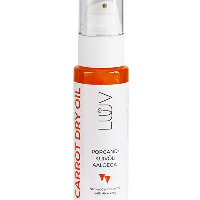 Natural Carrot Dry Oil, 100ml