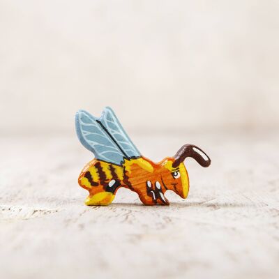 Bee figurine Woodland insect Waldorf bee toy