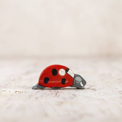 Toy ladybug figurine Miniature insect