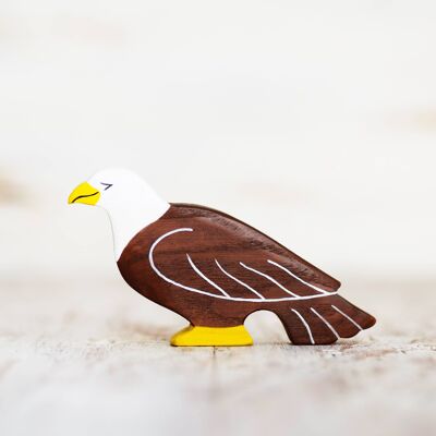 Wooden American Eagle figurine
