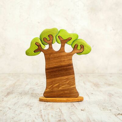 Wooden Baobab Tree Puzzle