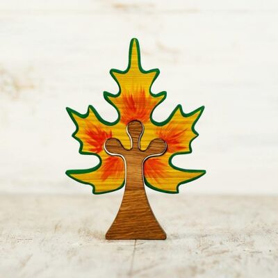 Wooden Maple Tree Puzzle
