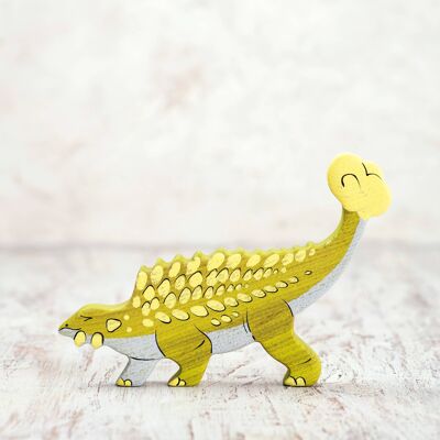 Wooden toy Ankylosaurus Dinosaur toys