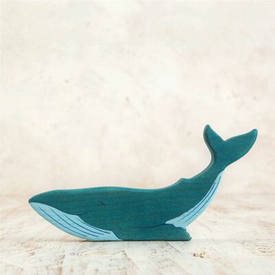 Wooden Whale figurine Sea animals Ocean animal