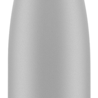 Botella 500ml monocromo gris pálido