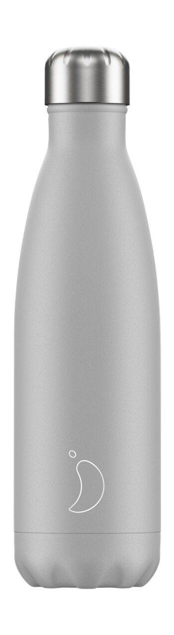 Flacon 500ml monochrome gris pâle