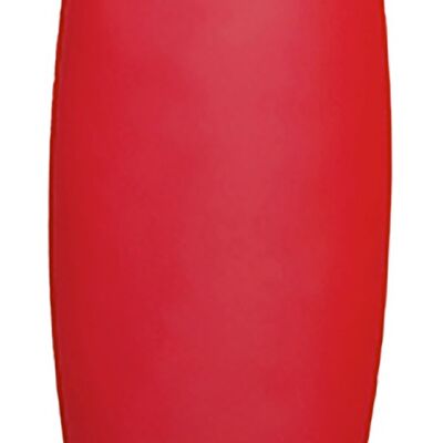 Vase en verre moderne en rouge. Origine : Espagne Dimension : 7x10x30cm EE-005A