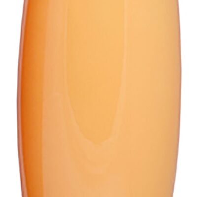 Vase en verre moderne orange. Origine : Espagne Dimension : 7x10x30cm EE-005C