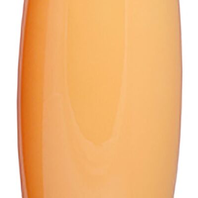 Modern glass vase in orange. Origin: Spain Dimension: 7x10x30cm EE-005C