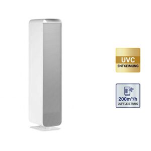 Purificateur d'air Valoair SG20 HEPA H10 et filtre à air UVC blanc