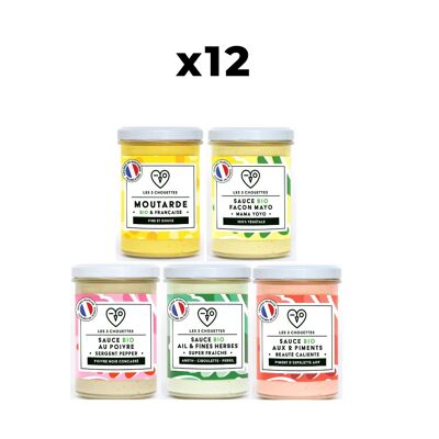 Sauces Pack (5x12 products, including free samples)