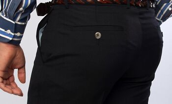 Pantalon de costume d'été en laine marron clair 6