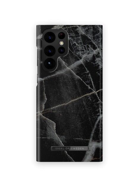 Fashion Case Galaxy S22U Black Thunder Marble