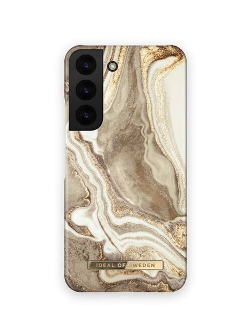 Fashion Case Galaxy S22 Golden Sand Marble