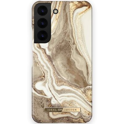 Fashion Case Galaxy S22 Golden Sand Marble