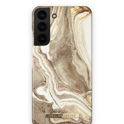 Fashion Case Galaxy S22P Golden Sand marmo