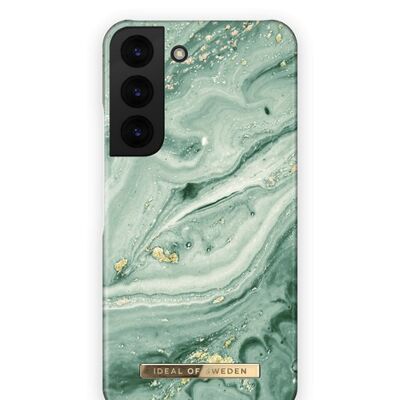 Fashion Case Galaxy S22 Mint Swirl Marble