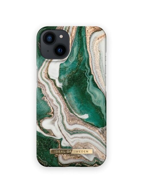 Fashion Case iPhone 13/14 Golden Jade Marble