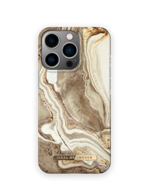 Fashion Case iPhone 14PR Golden Sand Marble