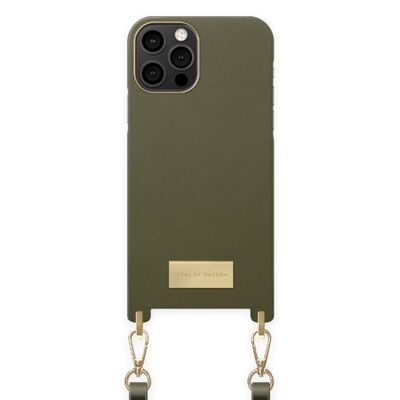 Athena Necklace Case iPhone 12/12P Khaki