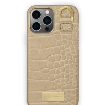 Atelier Case iPhone 14PM Warm Beige Croco