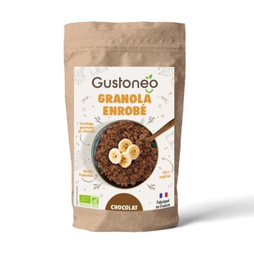 Granola bio enrobé de chocolat 325g