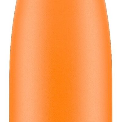 Botella de agua 500ml naranja neón