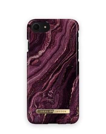 Coque Fashion iPhone 8/7/6/6S/SE Prune Dorée