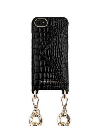 Coque Collier iPhone 8/7/6/6S/SE Neo Noir Croco