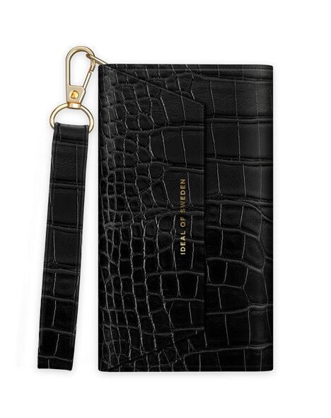 Pochette a cassetta iPhone 11P/XS/X Black Croco