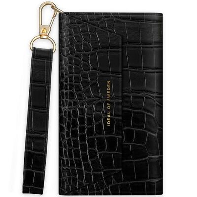 Cassette Clutch iPhone 13 Negro Croco