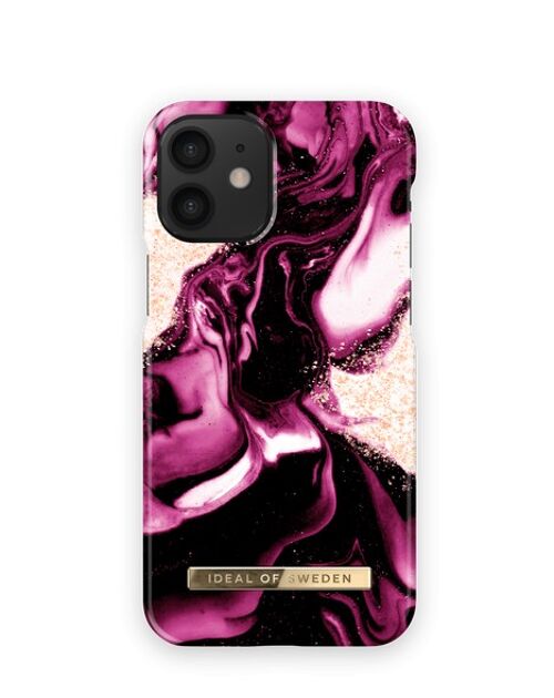 Fashion Case iPhone 12 MINI Golden Ruby
