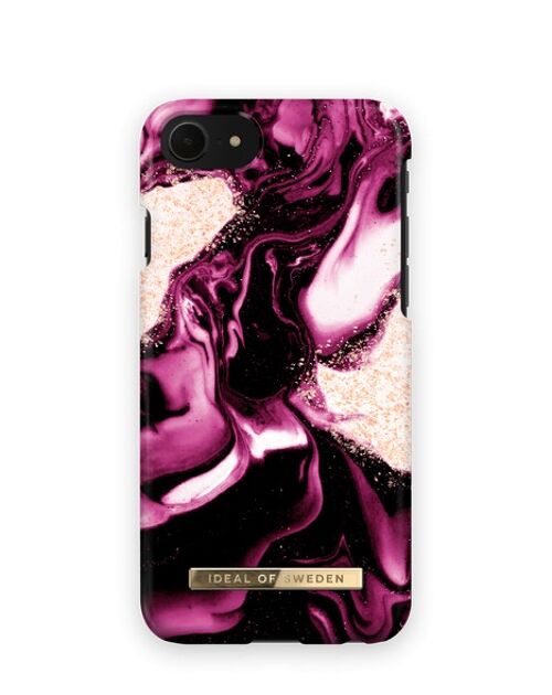 Fashion Case iPhone 8/7/6/6S/SE Golden Ruby
