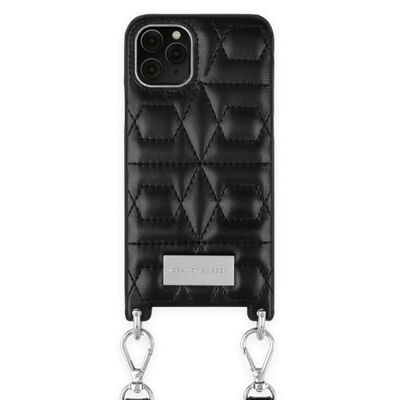 Statement Necklace iPhone 11P/XS/X Quilted Black