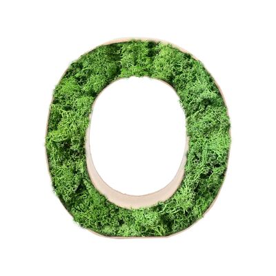 Stadtliebe® | 3D moss letter "O" home decoration