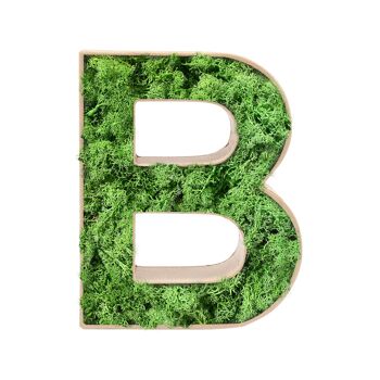 Stadtliebe® | Décoration de la maison lettre «B» en mousse 3D