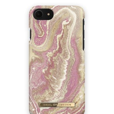 Fashion Case iPhone 8/7/6/6S/SE Golden Blush Marbl