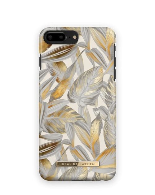 Fashion Case iPhone 8/7/6/6S Plus Platinum Leav