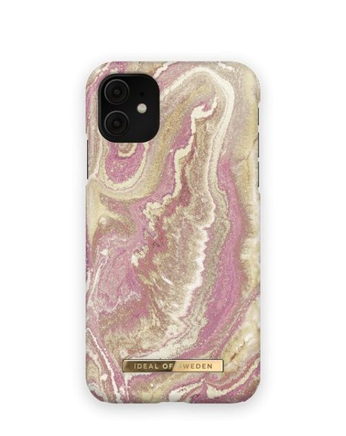 Fashion Case iPhone 11/XR Golden Blush Marble