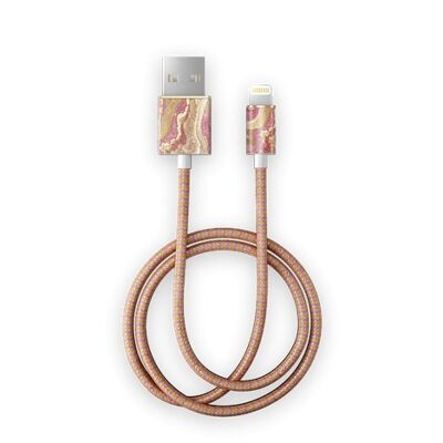 Fashion Cable, 1m Golden Blush Marble