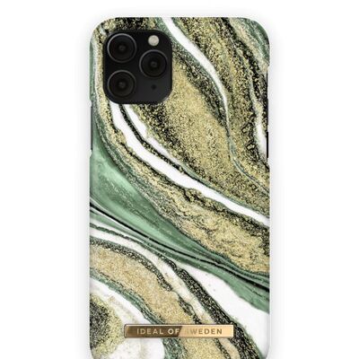 Fashion Case iPhone 11P/XS/X Cosmic Green Swirl