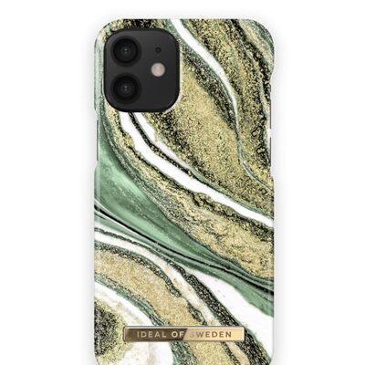 Fashion Case iPhone 12 MINICosmic Green Swirl