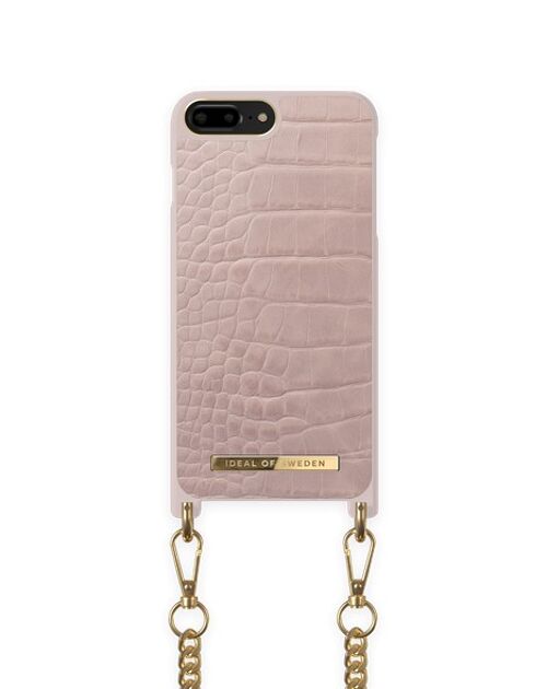 Necklace Case iPhone 8/7/6/6S P Misty Rose Croc