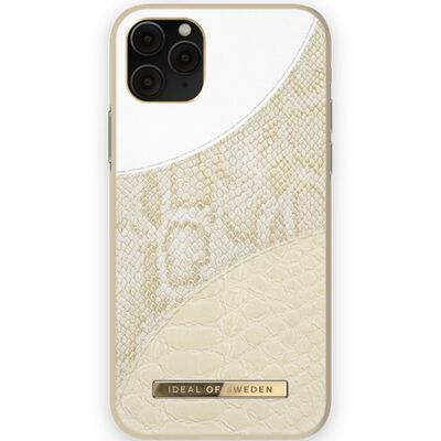 Atelier Case iPhone 11P/XS/X Cream Gold Snake
