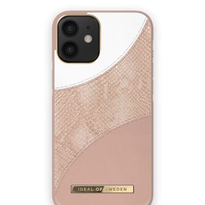 Atelier Case iPhone 12 MINI Blush Pink Snake