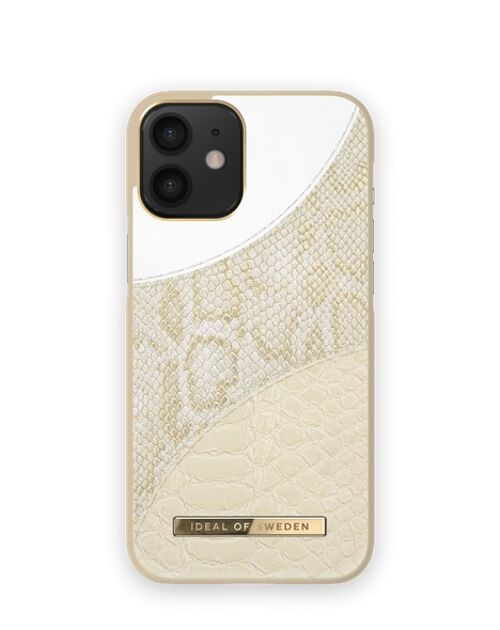 Atelier Case iPhone 12 MINI Cream Gold Snake