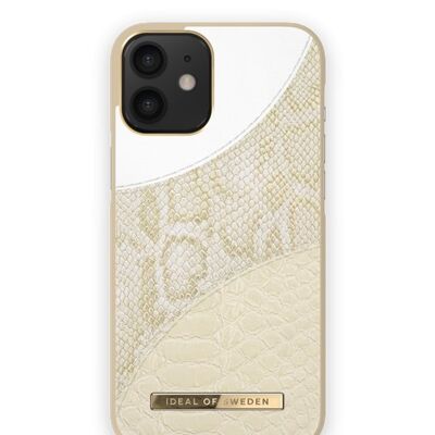 Atelier Case iPhone 12 MINI Cream Gold Snake