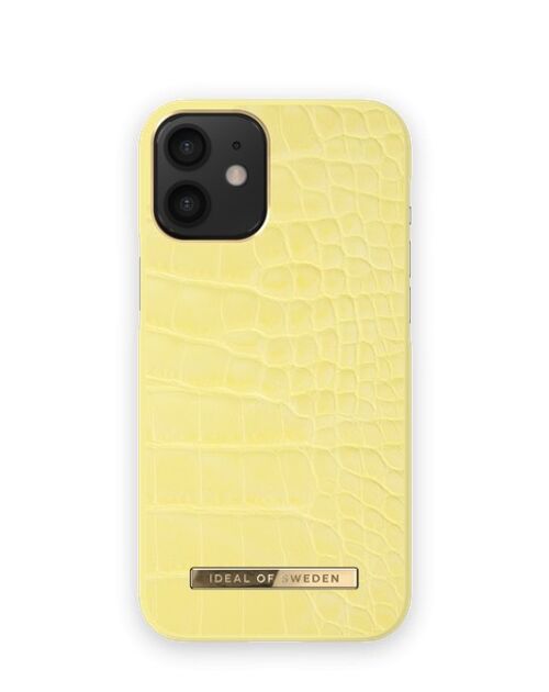 Atelier Case iPhone 12 MINI Lemon Croco